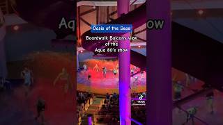 Boardwalk balcony view #aqua80s #oasisoftheseas #cruise #boardwalk #balcony #travel #howwecruise