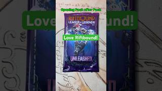 Not enough of this at all! Opening a Riftbound Unleashed booster!