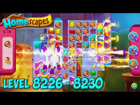 Homescapes level 8226 8227 8228 8229 8230 🏡 Playrix HD