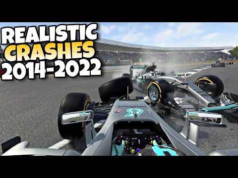 F1 REALISTIC CRASHES 2014 - 2022 #32