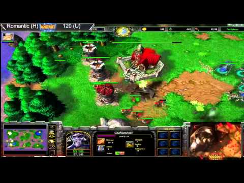 Wc3 Romantic (H) vs 120 (U)