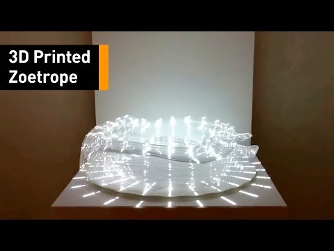 Meet The First 3D Printed Zoetrope...That Creates 3D Motion