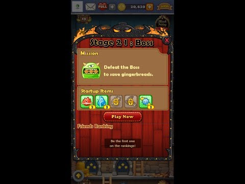 Monster Busters: Match 3 Puzzle Stage 21 Boss