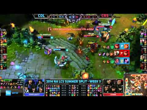 COL vs CRS - 2014 NA LCS Summer Split W3D1 [Highlights]