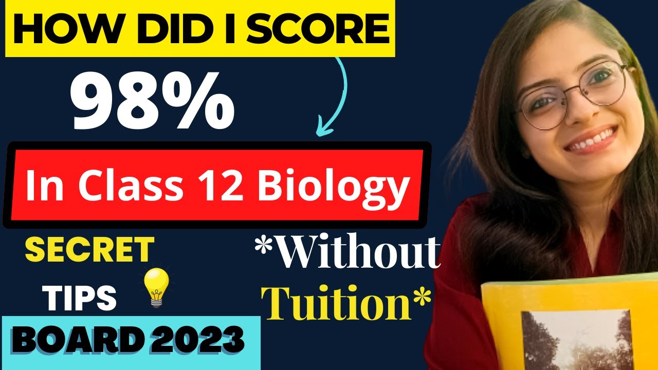 How Did I Score 98% In Class 12 Biology *Without Tuition* 😱🔥| Boards 2023 ✅ | Secret Tips