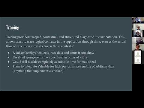 Rust CV meeting 2021 09 29 - Potential Future For Observability In CV Pipelines - Daniel McKenna