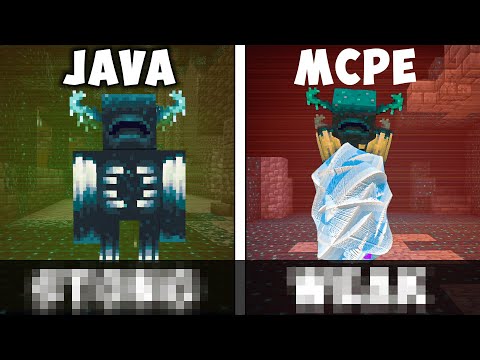 Minecraft Java Vs Bedrock (MCPE)
