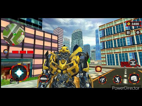 #bumblebee - Grand Robot Car Transform 3D Game 2020 Part3 ( Grand Superhero Games ) Android Gameplay