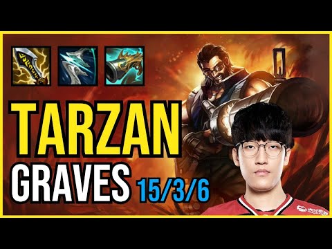 TARZAN - GRAVES vs LILLIA Jungle - KR Master - Patch 11.6