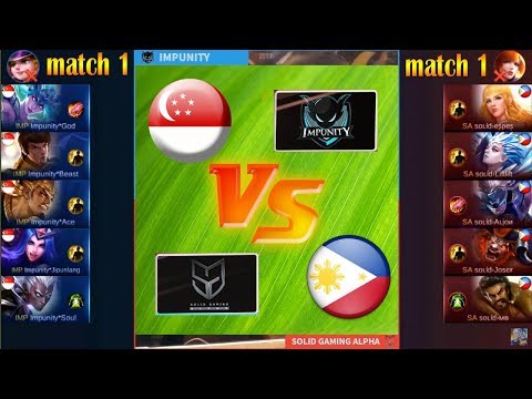 MSC Grand Final Match 1 IMPUNITY vs SOLID GAMING ALPHA | Mobile Legends Bang Bang