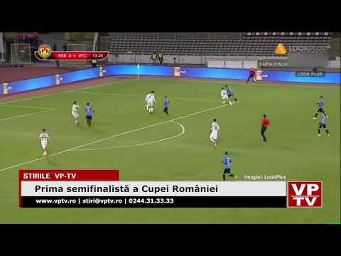 Prima semifinalistă a Cupei României