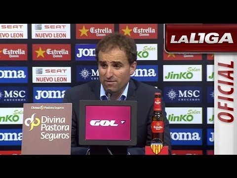 Rueda de Prensa de Arrasate tras el Valencia CF (1-2) Real Sociedad - HD