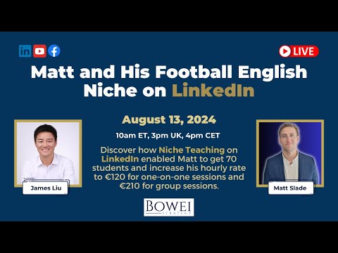 Matt and His Football English Niche on LinkedIn - YouTube