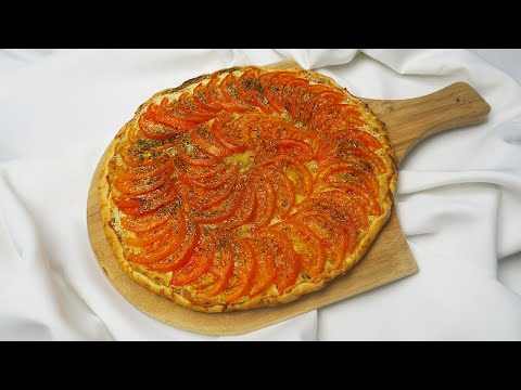 TARTE TOMATE/CRÈME DE MOUTARDE