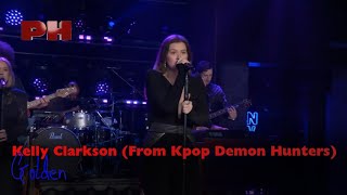 Kelly Clarkson - Golden (From Kpop Demon Hunters) (Live on The Kelly Clarkson Show)