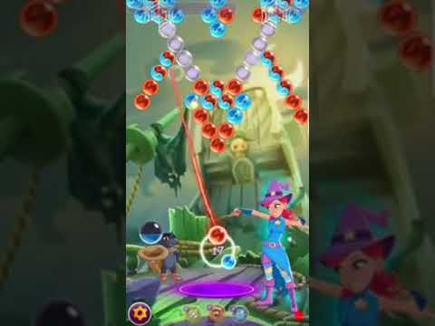 Bubble Witch 3 Saga Level 1107 ~ Green Cat ~ Boosters