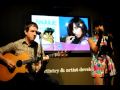 Anjulie performing "Rain" at our office!