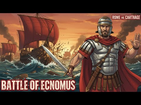 Ancient Battle of Ecnomus (256 BC) – Rome VS Carthage: The Largest Naval Clash in History