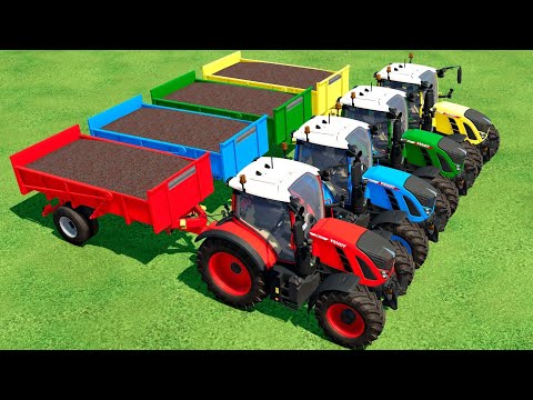 HARVESTING AND LOAD OLIVES WITH FENDT TRACTORS ! Farming Simulator 22
