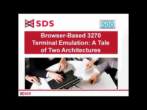 Browser-Based 3270 Terminal Emulation: A Tale of Two Architectures - SHARE VWA