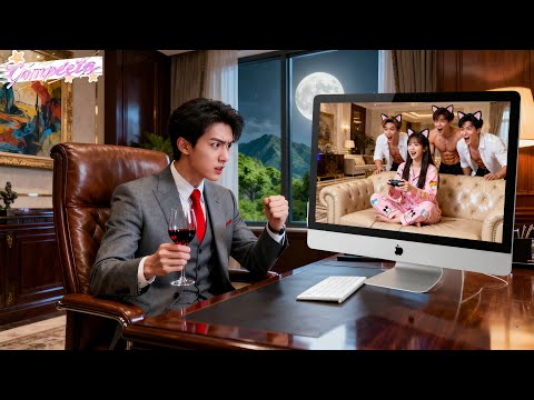 CEO Faltou Ao Casamento Pra Irritar Esposa! Sem Saber Q Ela Riu & Chamou 7 Gatos Lindos Pra Jogar!