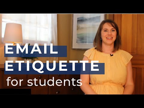 Email Etiquette for Middle and High School Students
