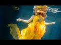 Yellow Dress Underwater Photoshoot With Kristi Sherk