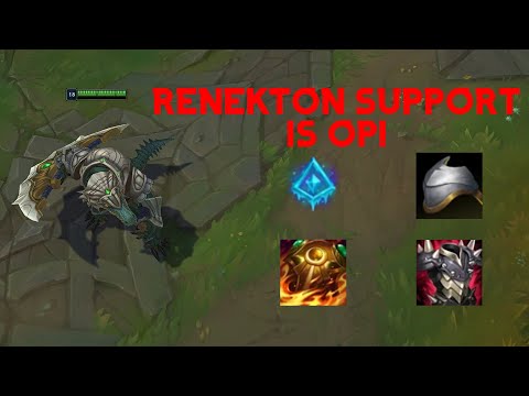 Renekton Support is OP (Unkillable God)