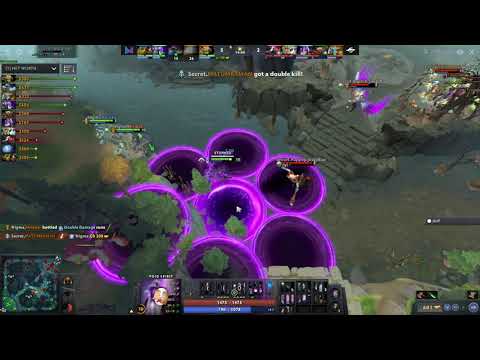 Dota 2 Wombo Combo Miracle- Sand King & Mind Control Dark Seer Destroy Secret !!!  Nigma VS Secret