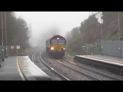 DB cargo  66115 with 158 183 103 Margam  to Eastleigh 0x12 10/12/2016