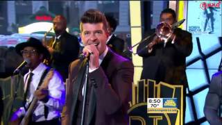 Robin Thicke Back Together on Good Morning America 8 12 2015