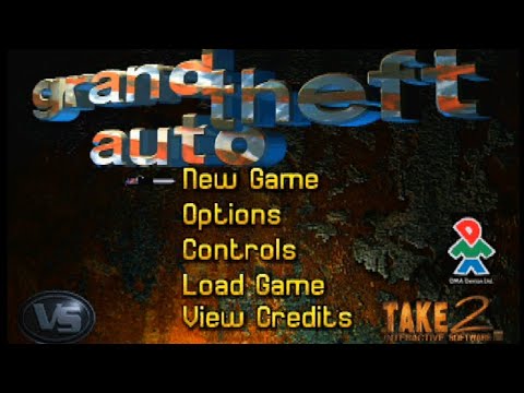 Grand Theft Auto | 1997 | PS1 | Intro + 5 Minutes of Gameplay | Emulated | Android | Retroarch