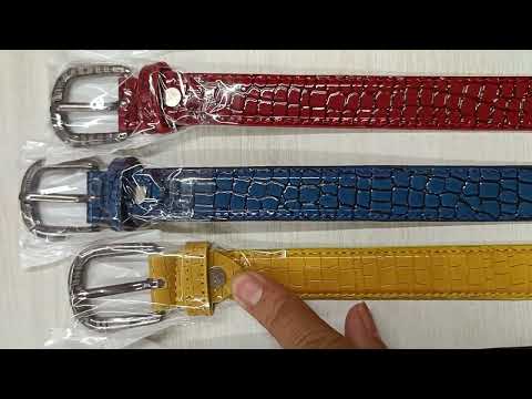 Six colours artificial leather ladies belt