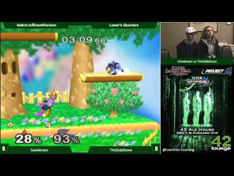 Construct 46 - Gundersen (Sheik) vs ThisSideDown (Fox) - Melee LQ