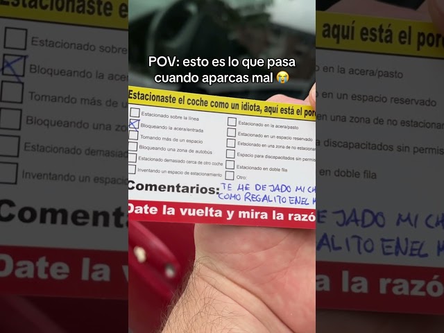 Vídeo relacionado con Aparcar Se Te Da Mal Tarjetas 50 Unidades,Notas De Broma De Advertencia 5 X 9 Cm | Para Mala Conducción Multiusos Regalos Empresas Adultos Exterior