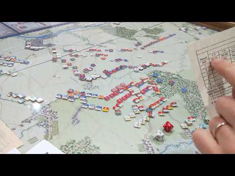 The Battle of Fontenoy [Example of Play - Wing Activation and Artillery Fire]