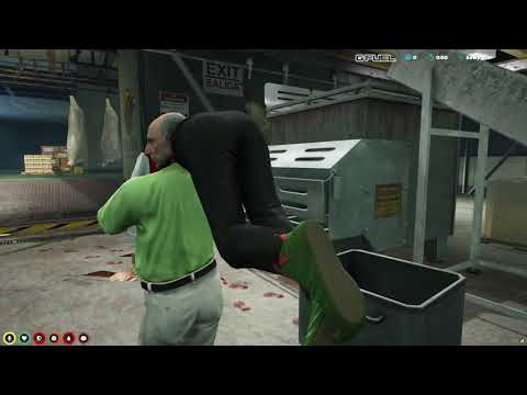 Mel throws Kevin in the meat grinder GTA V RP (Spaceboy) 2021 09 10