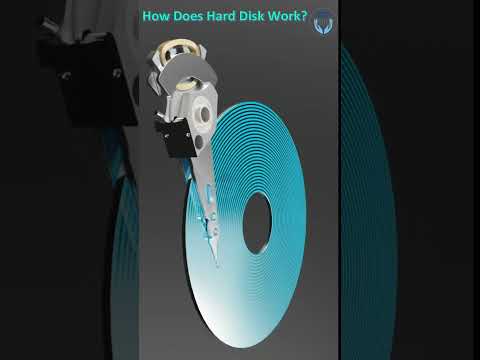 How Does Hard Disk work ❓ | HDD Store Data | #shorts #trending #harddisk