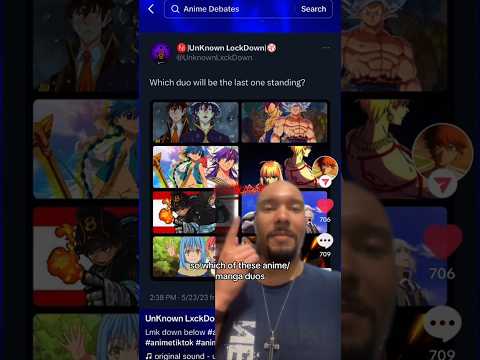 Which #anime/#manga duo wins? #dbz #magi #fate #fireforce #opm #tensura #goh #vs #shorts