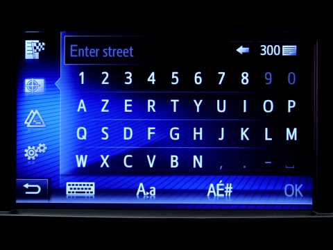 Toyota Touch2 - How to use sat-nav features