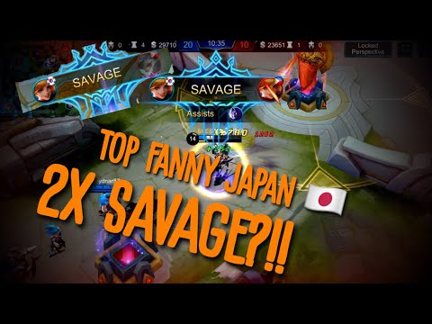 Fanny 2x Savage in 1 Match | Top Fanny Japan 🇯🇵