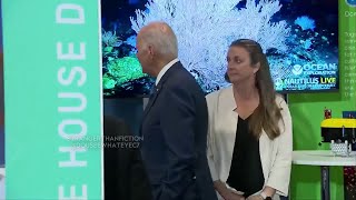 How Biden Casually Walked Off Stage To Search For Ice Cream