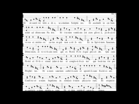 Credo 6 (VI)  - Gregorian Chant