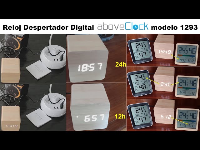 Vídeo relacionado con LATEC Reloj Despertador, Reloj Despertador Digital Pilas con Temperatura, Retroiluminación, 3 Volúmenes, 12/24H, Calendario, Snooze para Viajes y Dormitorio (Baterías Incluidas) (Rosa)