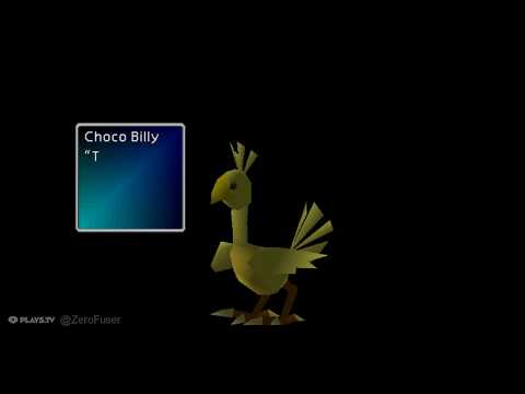 Getting a male Gold Chocobo in Final Fantasy 7!