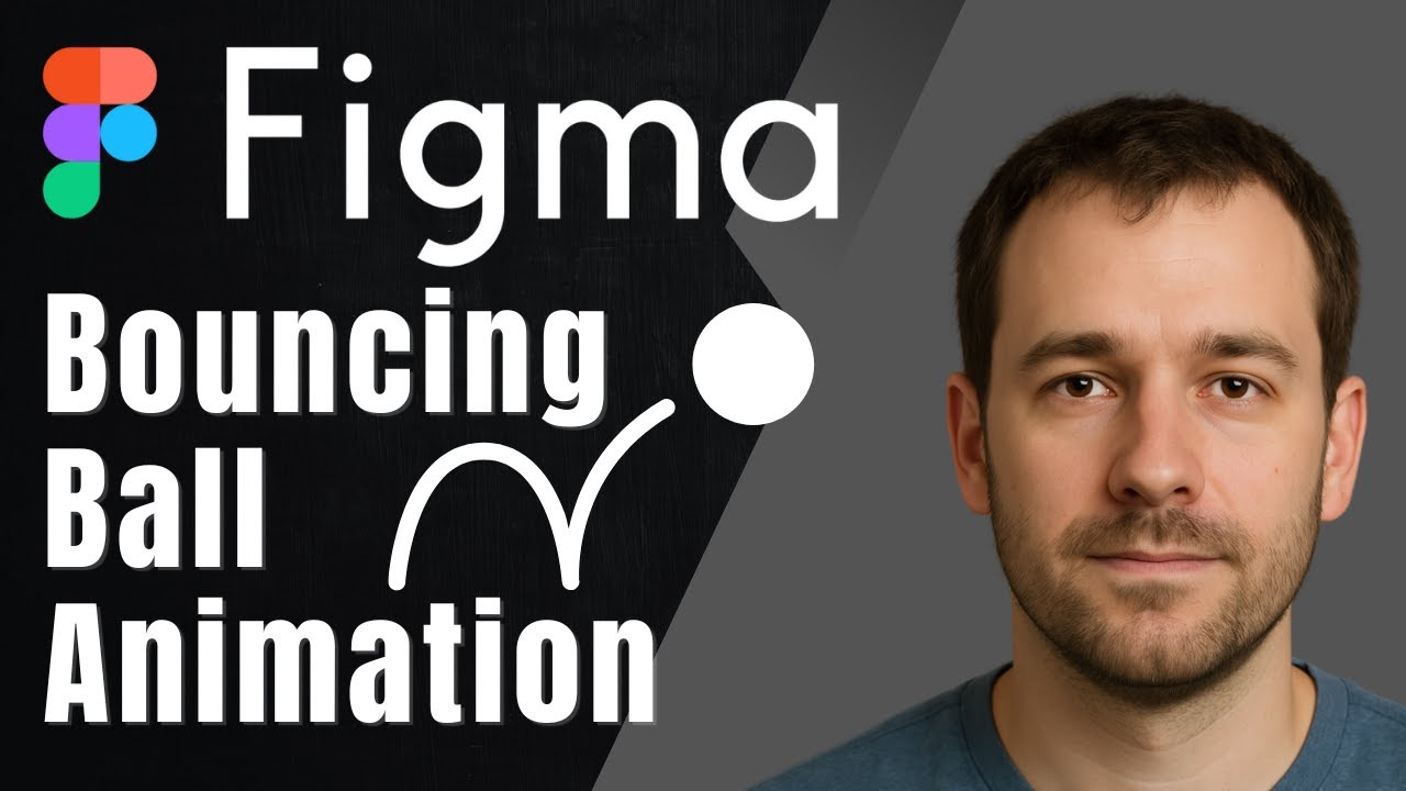 Animate Figma - Bouncing Ball Animation in Figma (2025 Smart Animate Tutorial)
