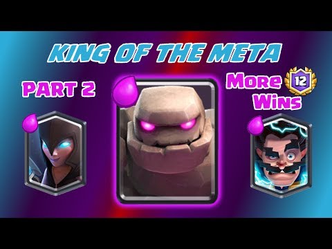 Best Golem Deck!  King of the Meta! 12 Win Grand Challenge. Clash Royale