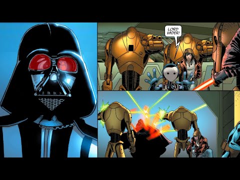 Super Battle Droids that Showered Darth Vader in Blaster Fire(Canon) - Star Wars Comics Explained
