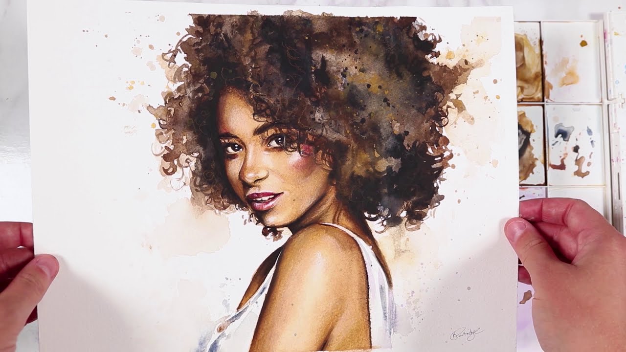 10 tips for water color portraits by kirsty partridge