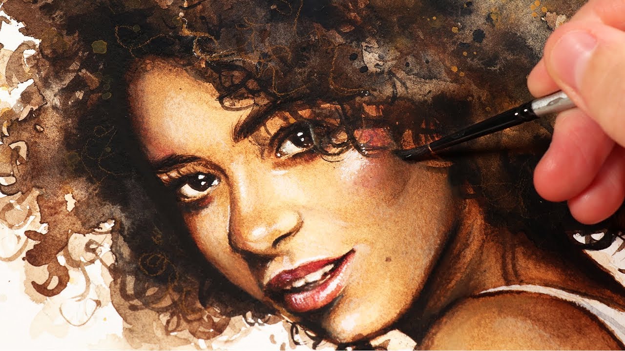 10 Tips for water color portraits by Kirsty Partridge